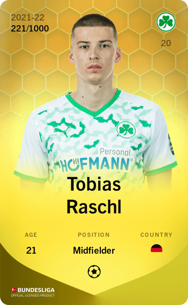 Tobias Raschl 2021-22 • Limited 221/1000
