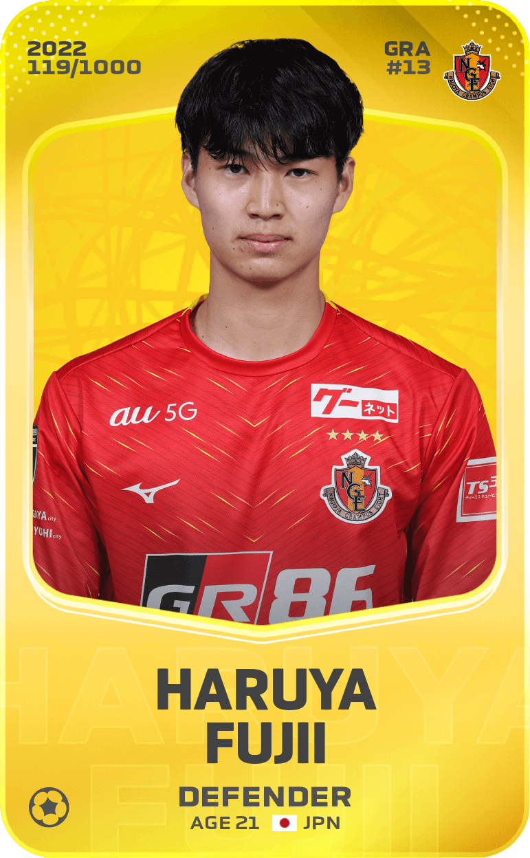 Haruya Fujii 2022-23 • Limited 119/1000