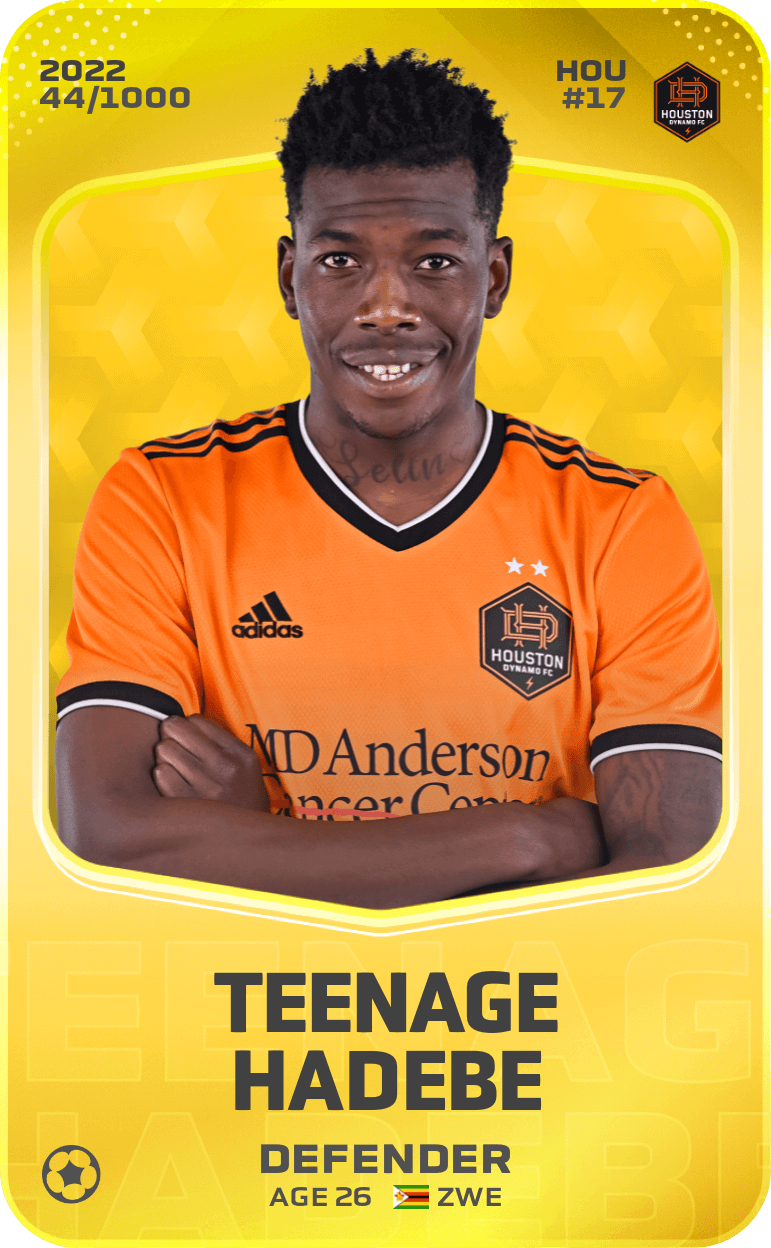 Teenage Hadebe 2022-23 • Limited 44/1000