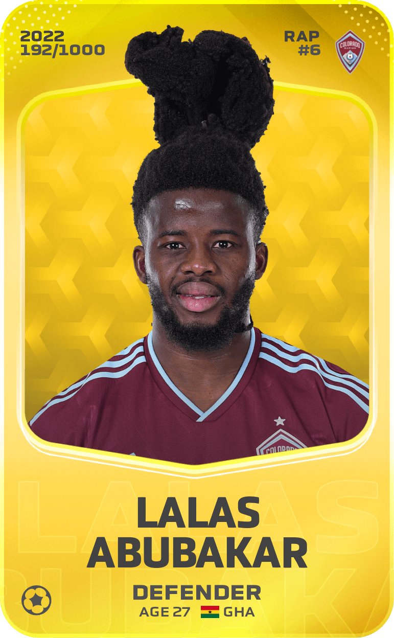 Lalas Abubakar 2022-23 • Limited 192/1000