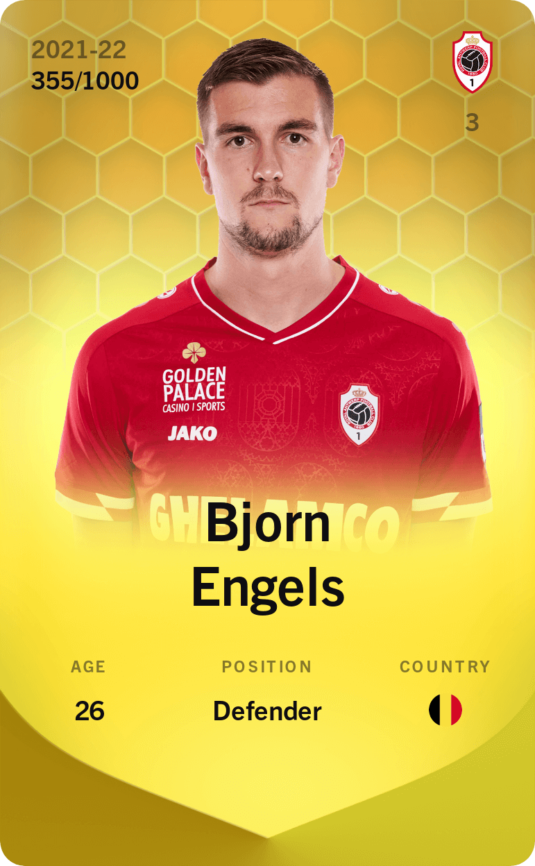 Bjorn Engels 2021-22 • Limited 355/1000