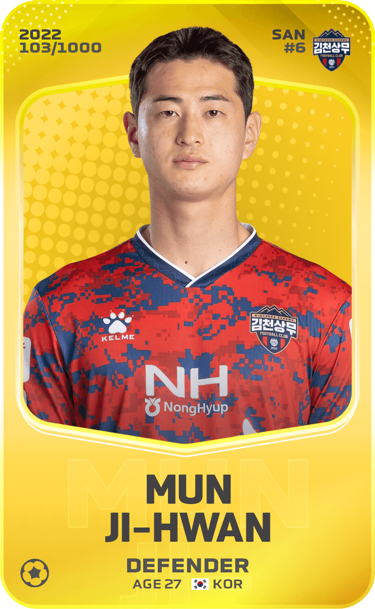 Mun Ji-Hwan 2022-23 • Limited 103/1000