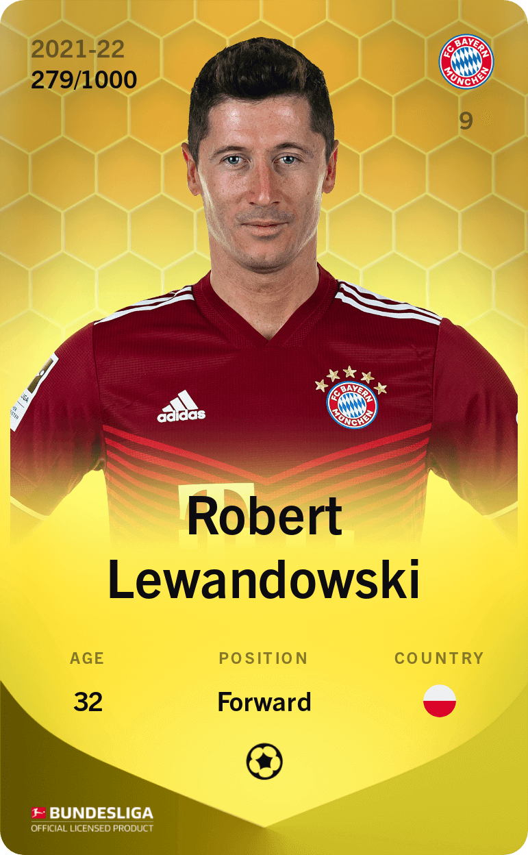 Robert Lewandowski 2021-22 • Limited 279/1000