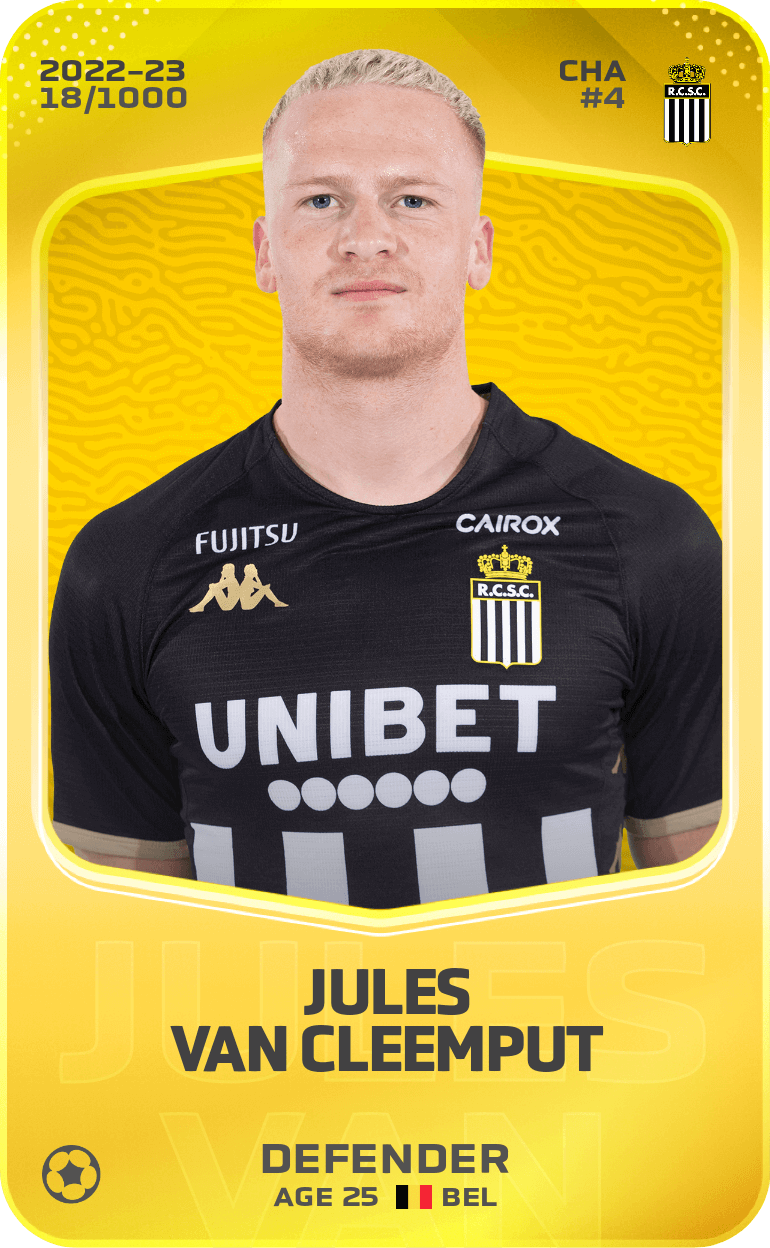 Jules Van Cleemput 2022-23 • Limited 18/1000