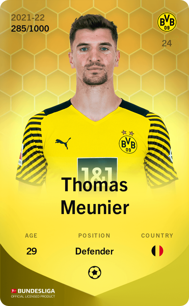 Thomas Meunier 2021-22 • Limited 285/1000