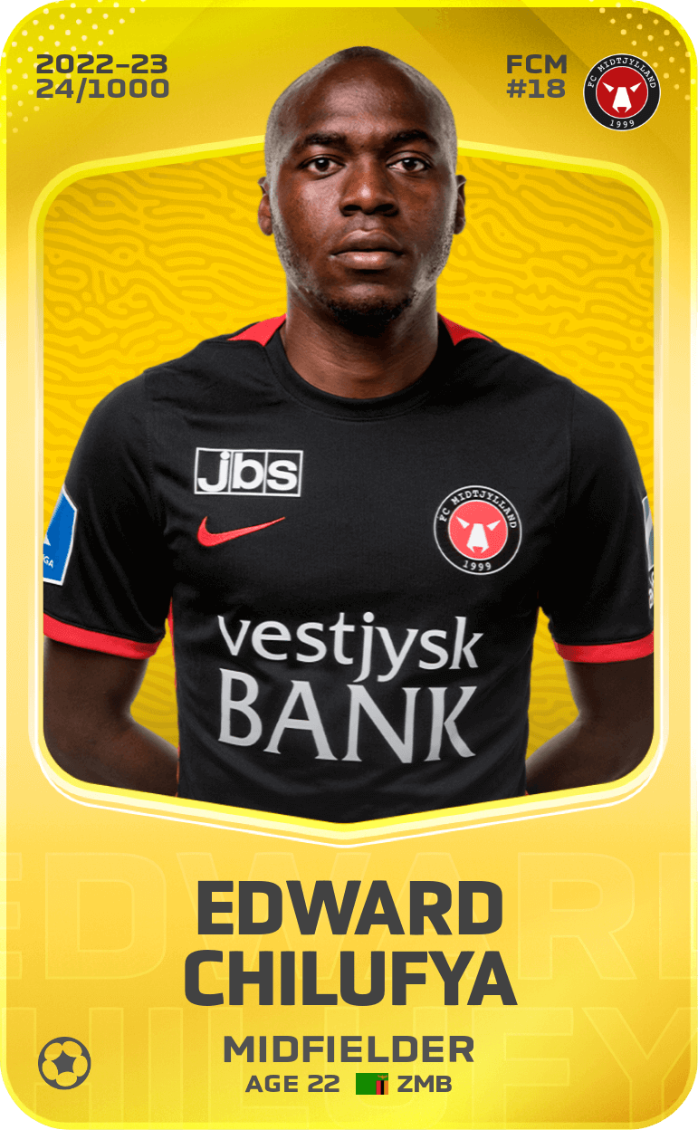 Edward Chilufya 2022-23 • Limited 24/1000