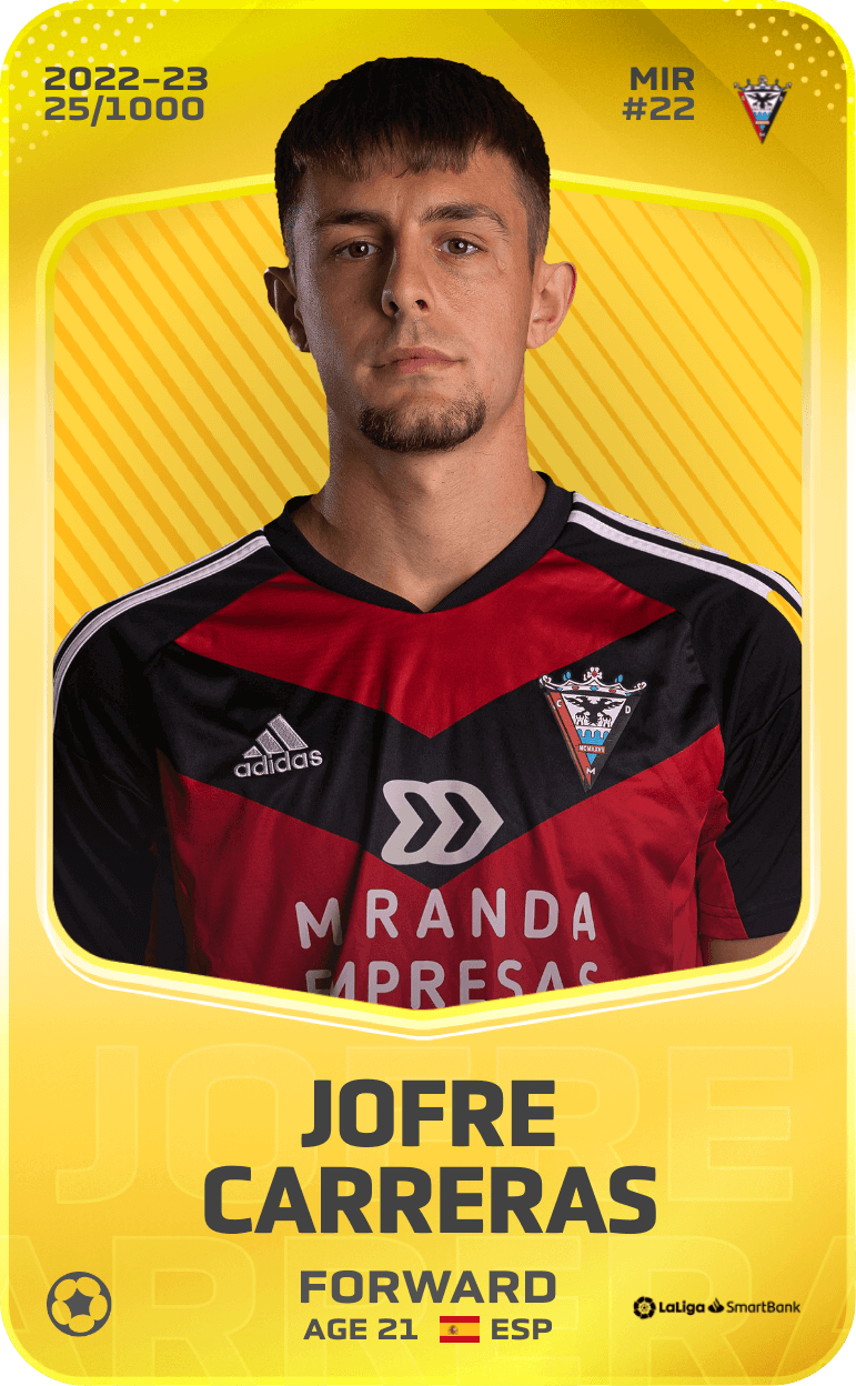 Jofre Carreras 2022-23 • Limited 25/1000