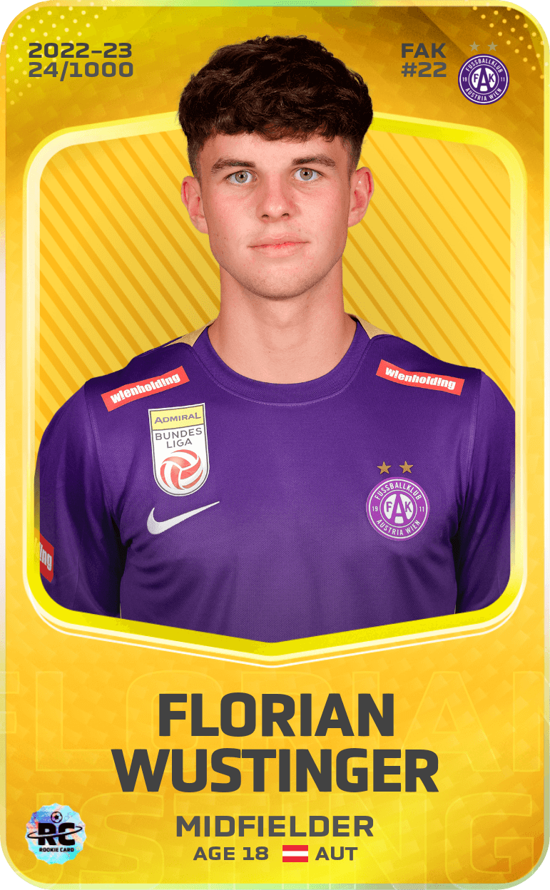 Florian Wustinger 2022-23 • Limited 24/1000