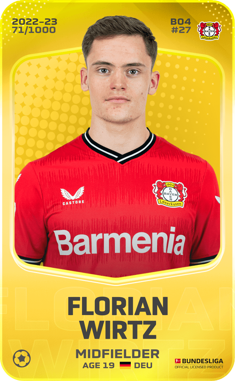 Florian Wirtz 2022-23 • Limited 71/1000