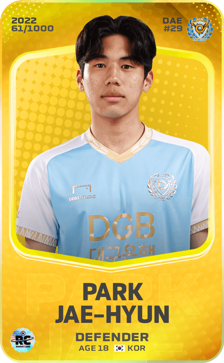 Park Jae-Hyun 2022-23 • Limited 61/1000