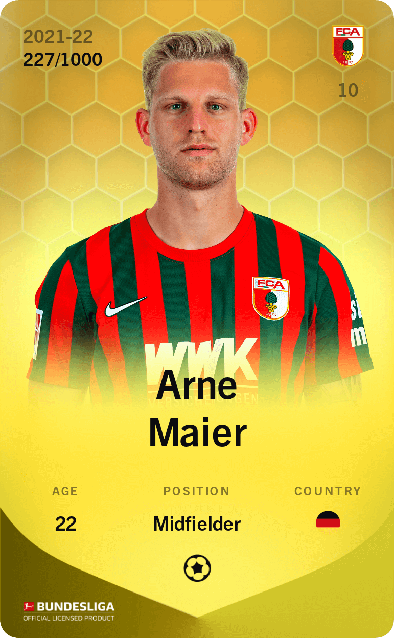 Arne Maier 2021-22 • Limited 227/1000