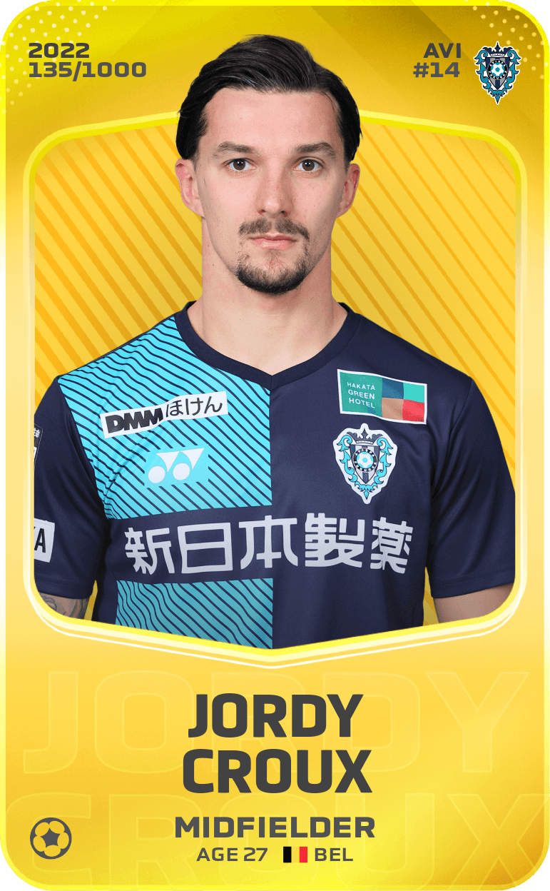 Jordy Croux 2022-23 • Limited 135/1000