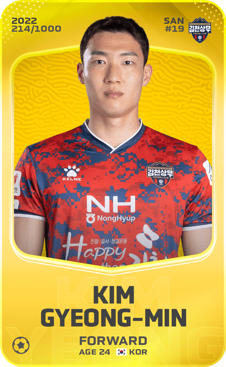 Kim Gyeong-Min 2022-23 • Limited 214/1000