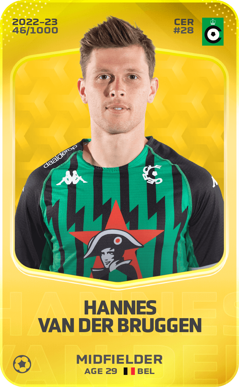 Hannes Van der Bruggen 2022-23 • Limited 46/1000