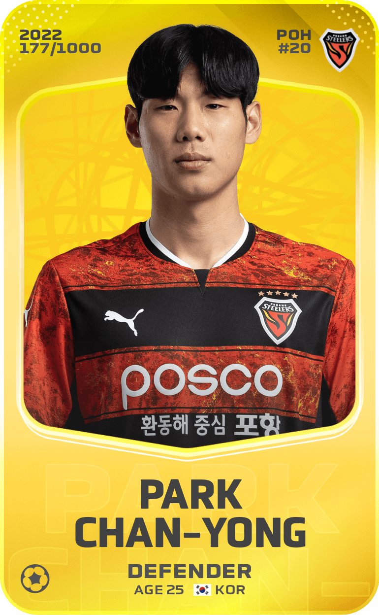 Park Chan-Yong 2022-23 • Limited 177/1000