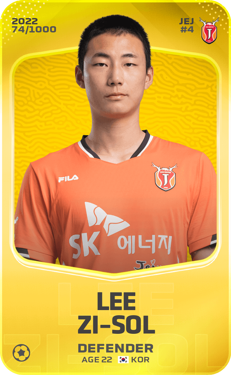 Lee Zi-Sol 2022-23 • Limited 74/1000