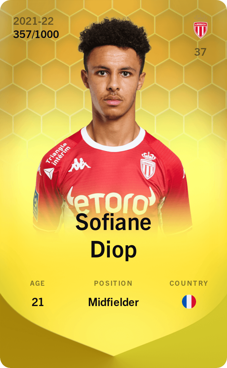 Sofiane Diop 2021-22 • Limited 357/1000