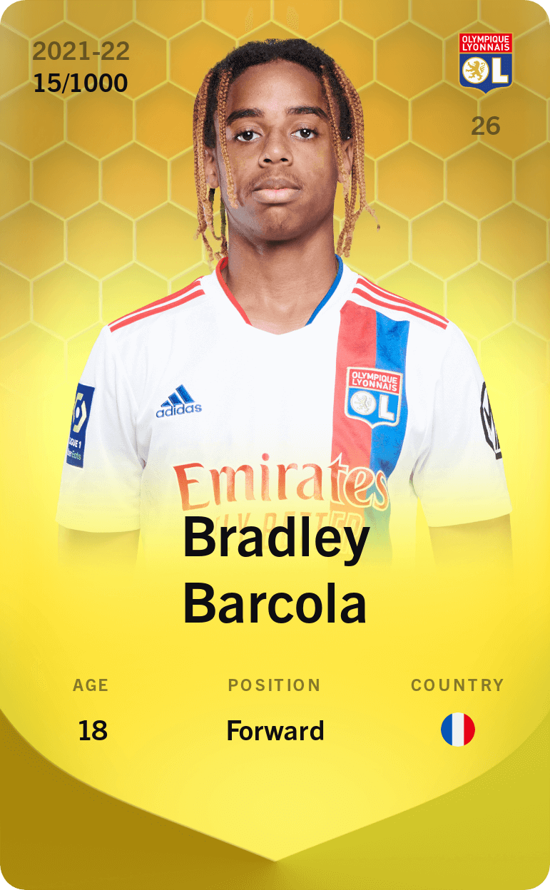 Bradley Barcola 2021-22 • Limited 15/1000