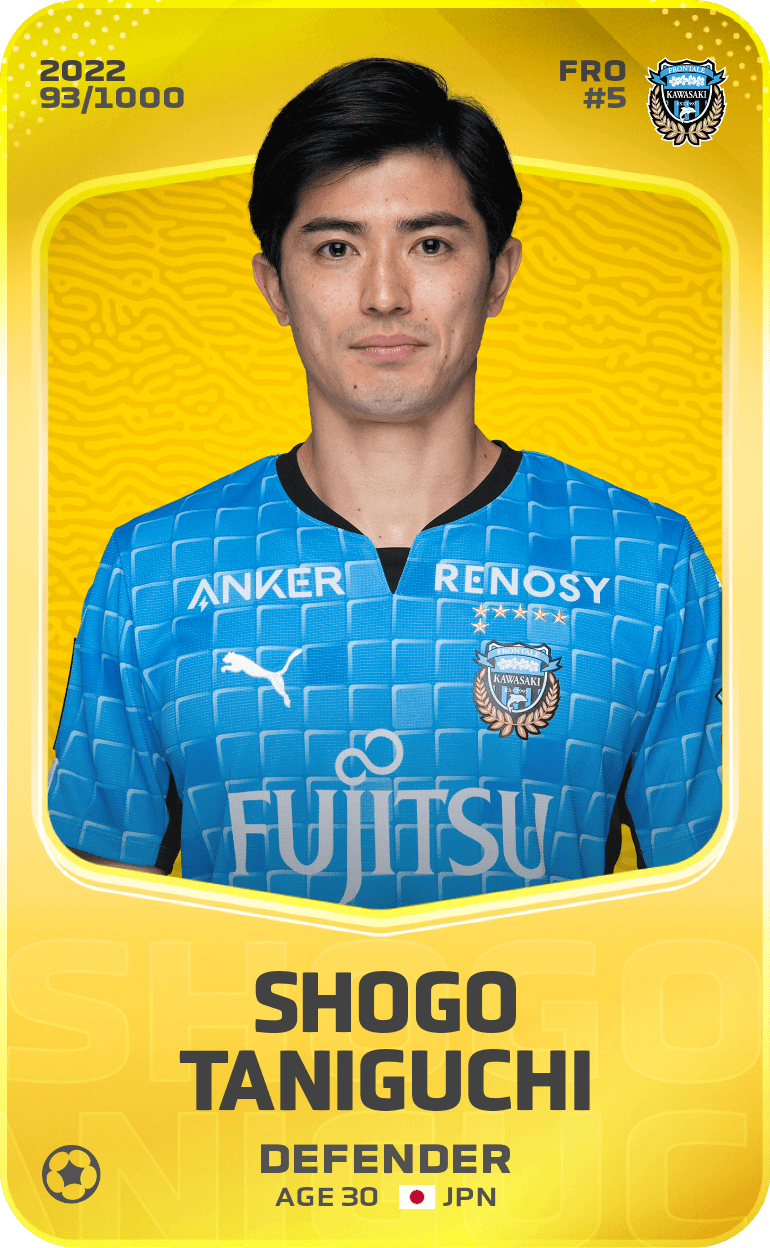 Shogo Taniguchi 2022-23 • Limited 93/1000