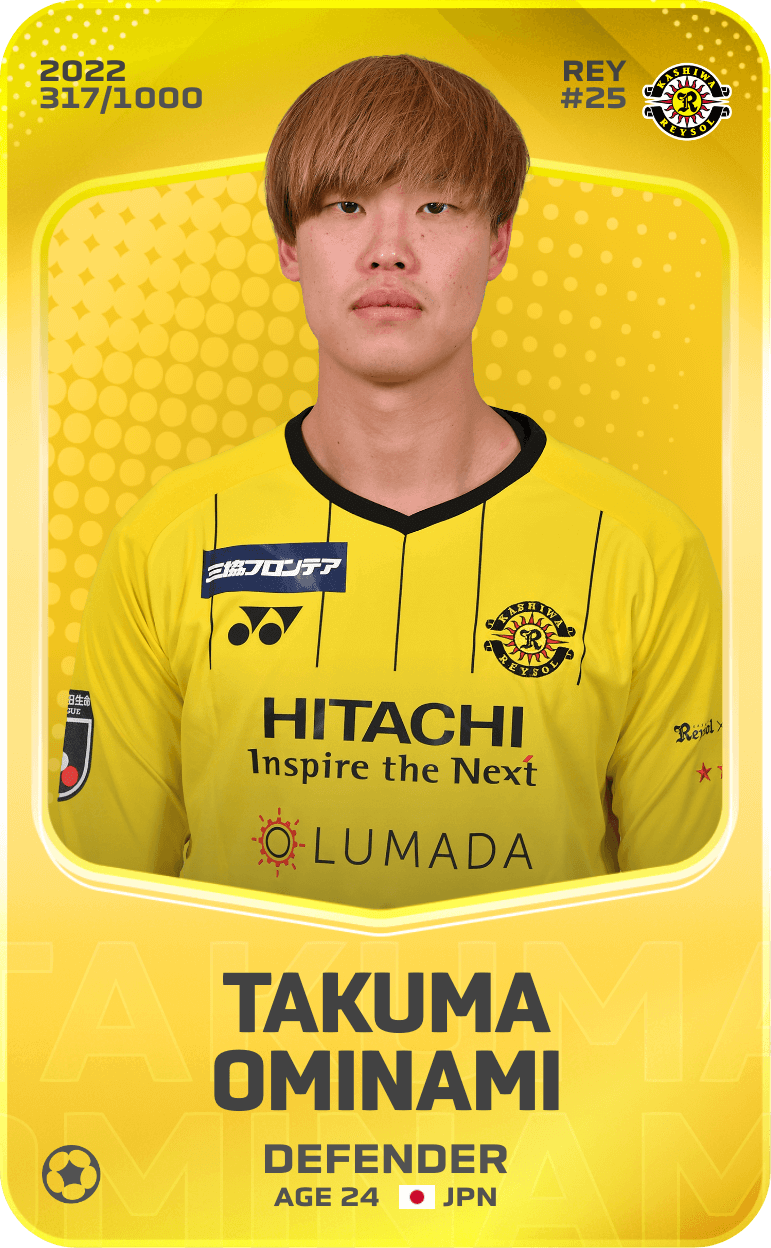 Takuma Ominami 2022-23 • Limited 317/1000