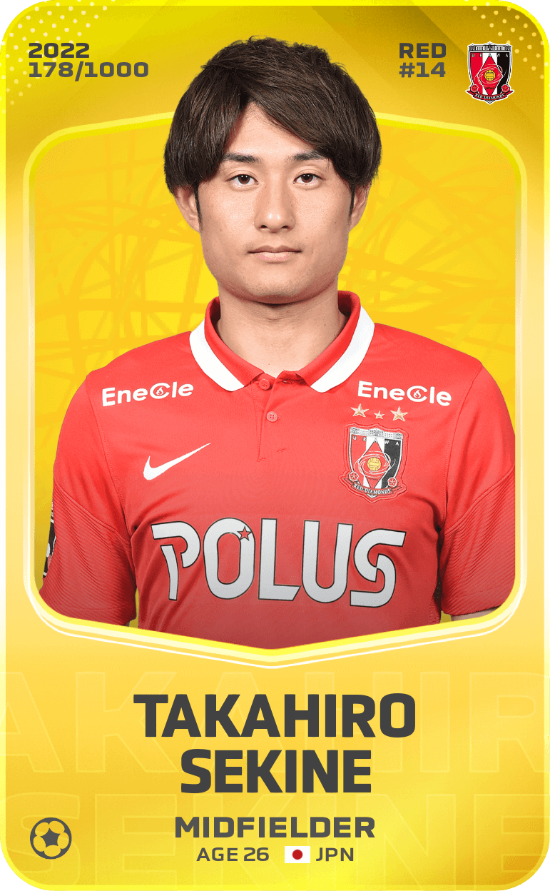 Takahiro Sekine 2022-23 • Limited 178/1000