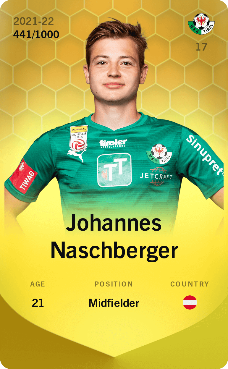 Johannes Naschberger 2021-22 • Limited 441/1000