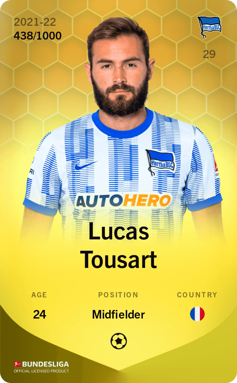 Lucas Tousart 2021-22 • Limited 438/1000