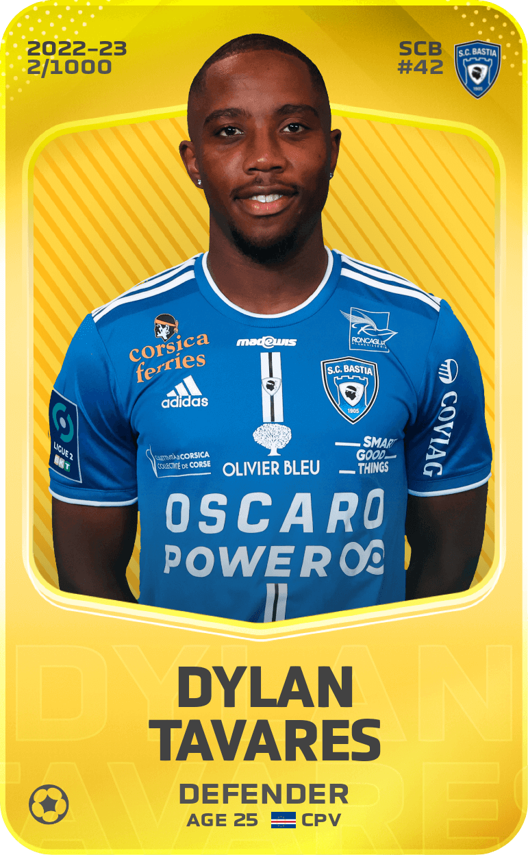 Dylan Tavares 2022-23 • Limited 2/1000