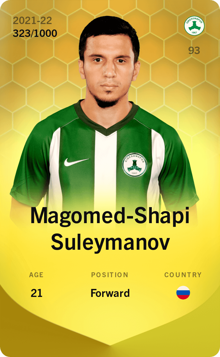 Magomed-Shapi Suleymanov 2021-22 • Limited 323/1000