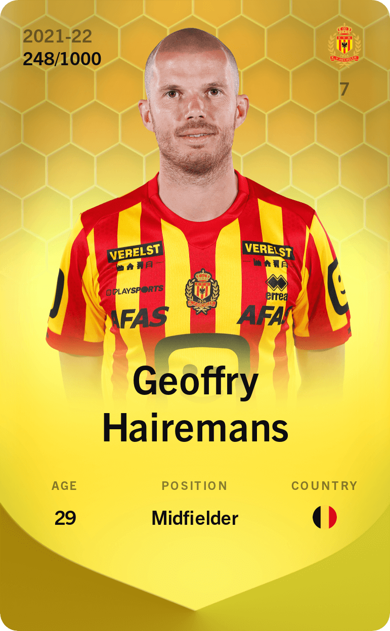 Geoffry Hairemans 2021-22 • Limited 248/1000