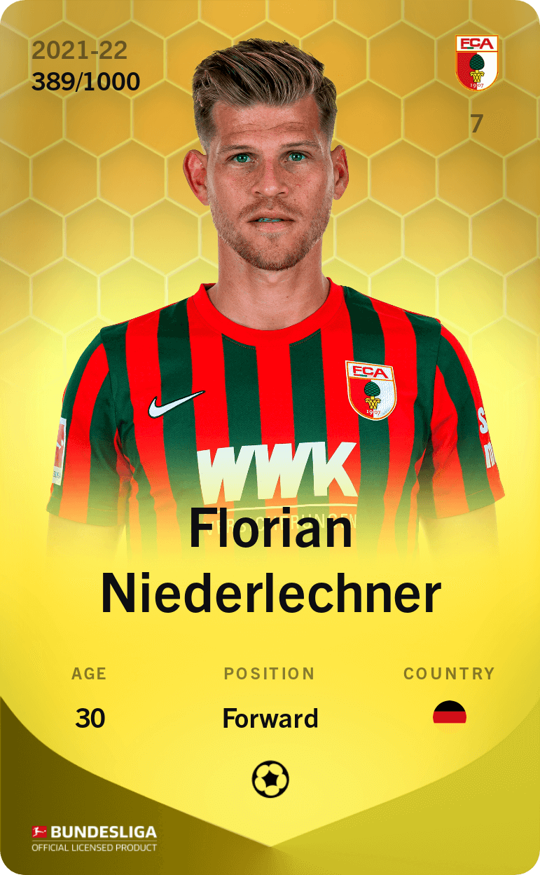 Florian Niederlechner 2021-22 • Limited 389/1000