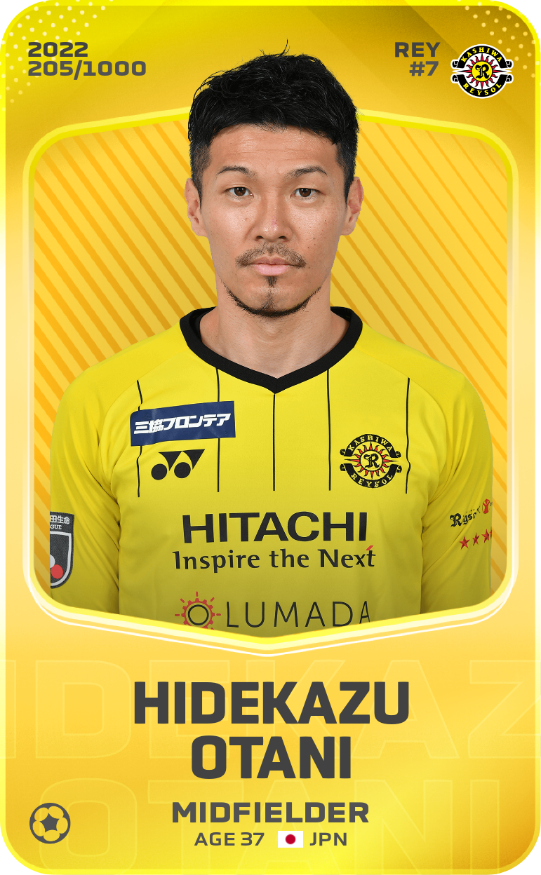 Sorare - Sorare Official - Hidekazu Otani 2022-23 • Limited 205/1000 - NFT # 23722424113978732551886193221386967470432267006548127861014492379101395457750