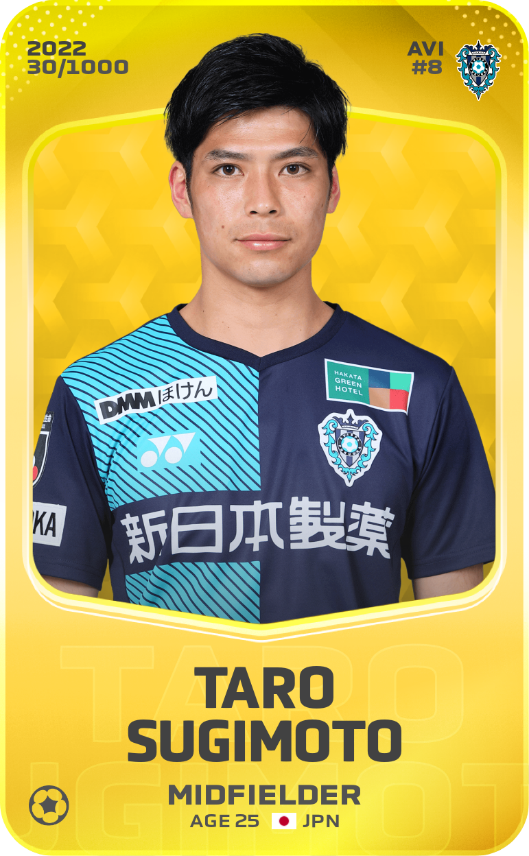 Sorare - Sorare Official - Taro Sugimoto 2022-23 • Limited 30/1000 - NFT # 47984823791812476070450593577206926067164878025688606704359828401891983336762