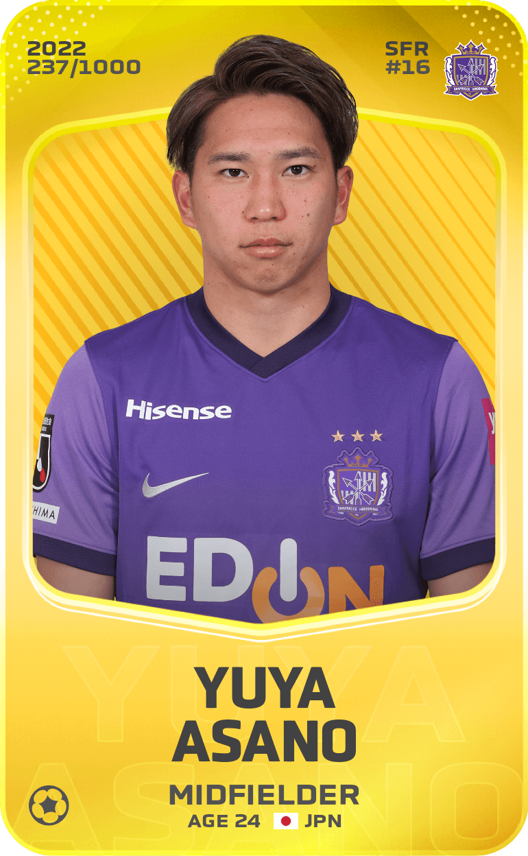 Yuya Asano 2022-23 • Limited 237/1000
