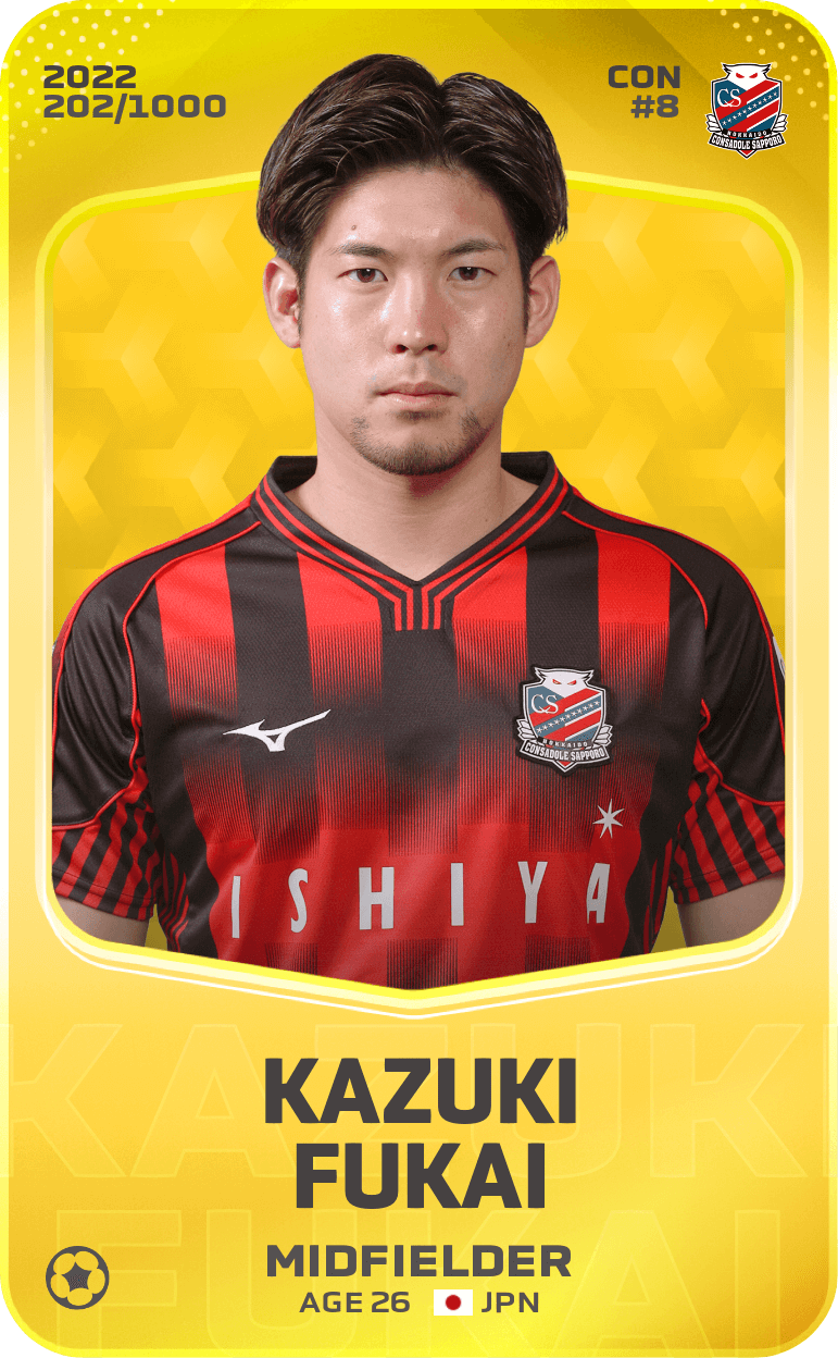 Kazuki Fukai 2022-23 • Limited 202/1000