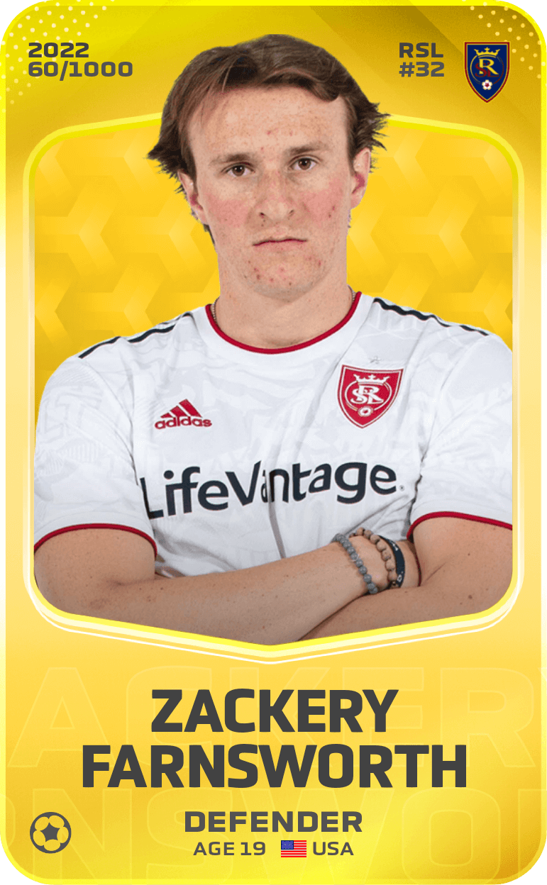 Zackery Farnsworth 2022-23 • Limited 60/1000
