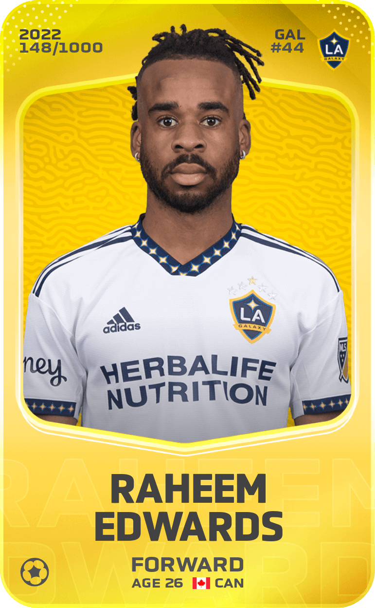 Raheem Edwards 2022-23 • Limited 148/1000