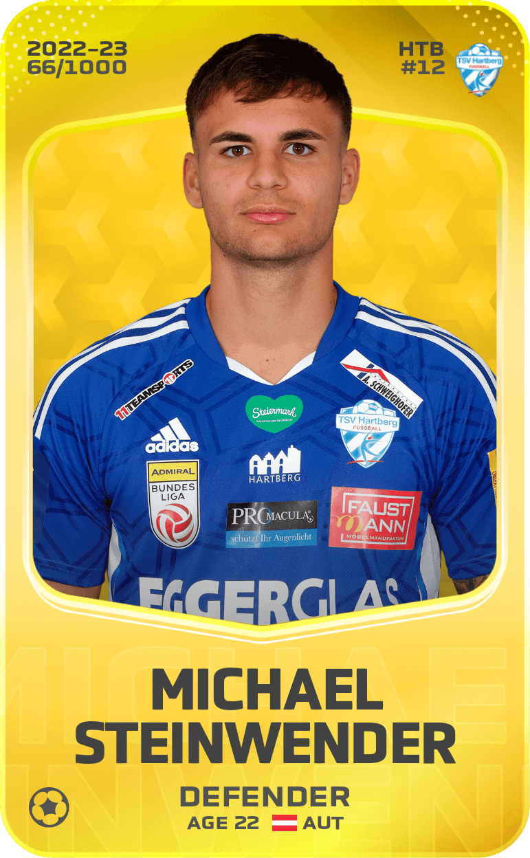 Michael Steinwender 2022-23 • Limited 66/1000