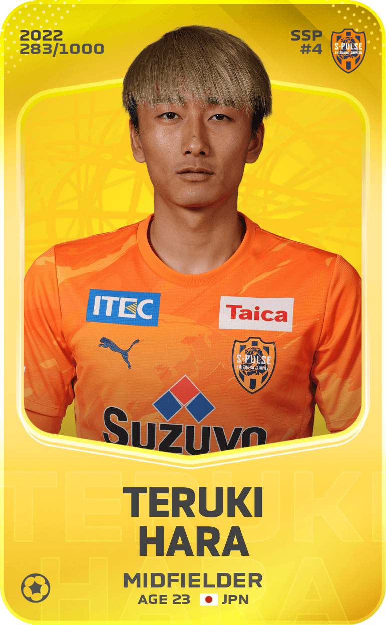 Teruki Hara 2022-23 • Limited 283/1000