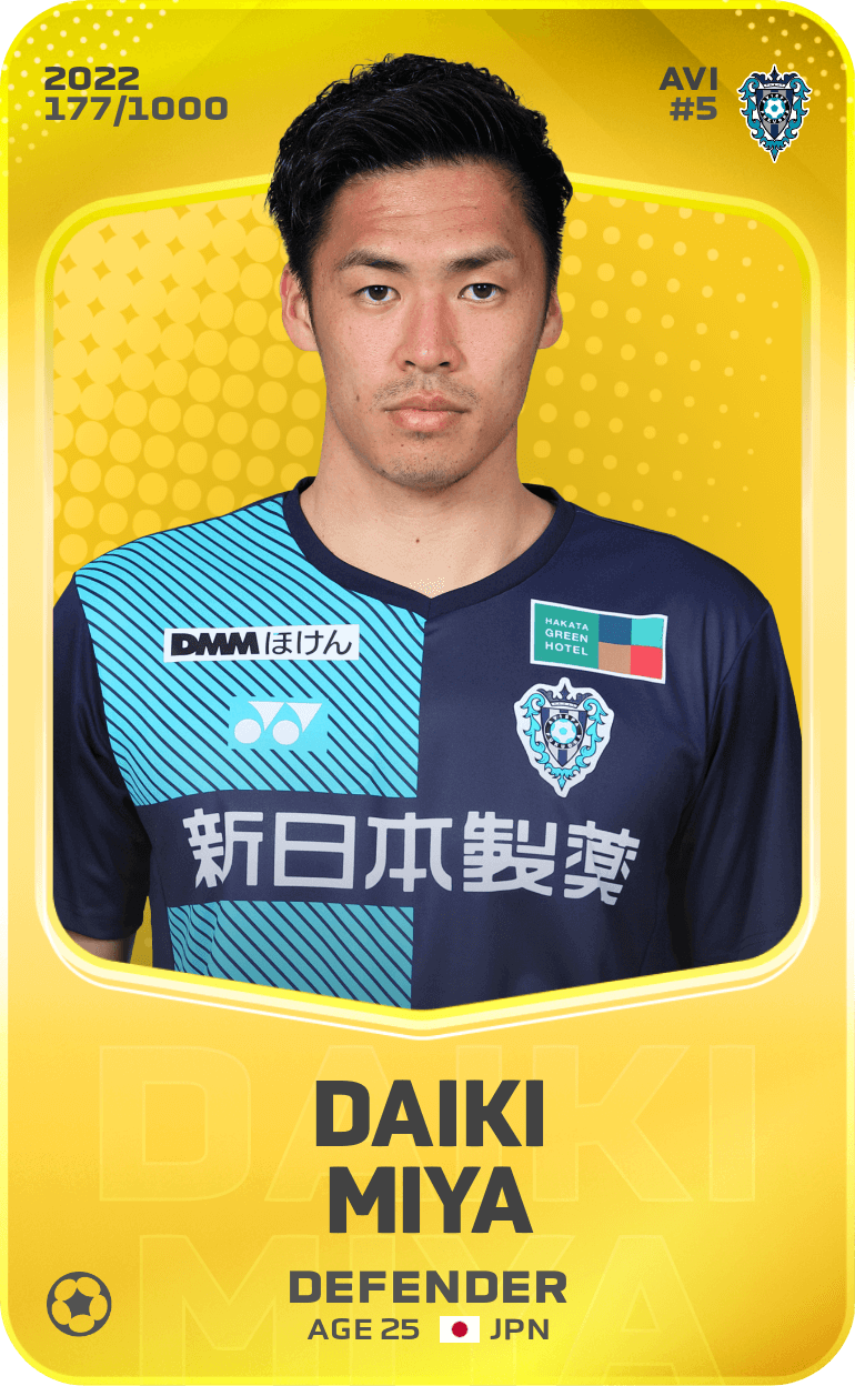 Daiki Miya 2022-23 • Limited 177/1000