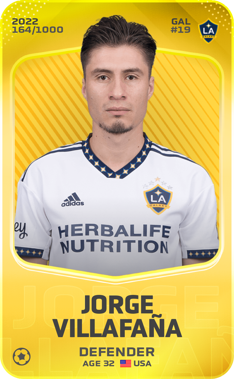 Sorare - Sorare Official - Jorge Villafaña 2022-23 • Limited 164/1000 - NFT # 89680619826965514289646256789181614394079993748652236928332070006667428224910