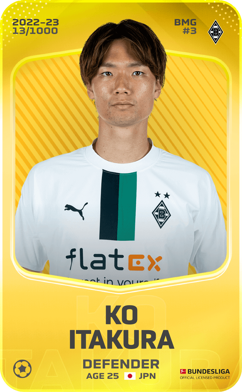 Ko Itakura 2022-23 • Limited 13/1000
