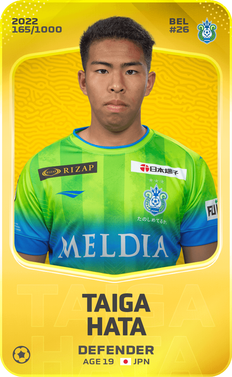 Taiga Hata 2022-23 • Limited 165/1000