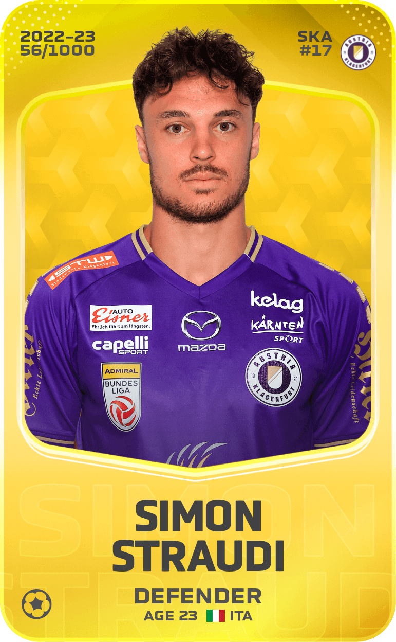 Simon Straudi 2022-23 • Limited 56/1000