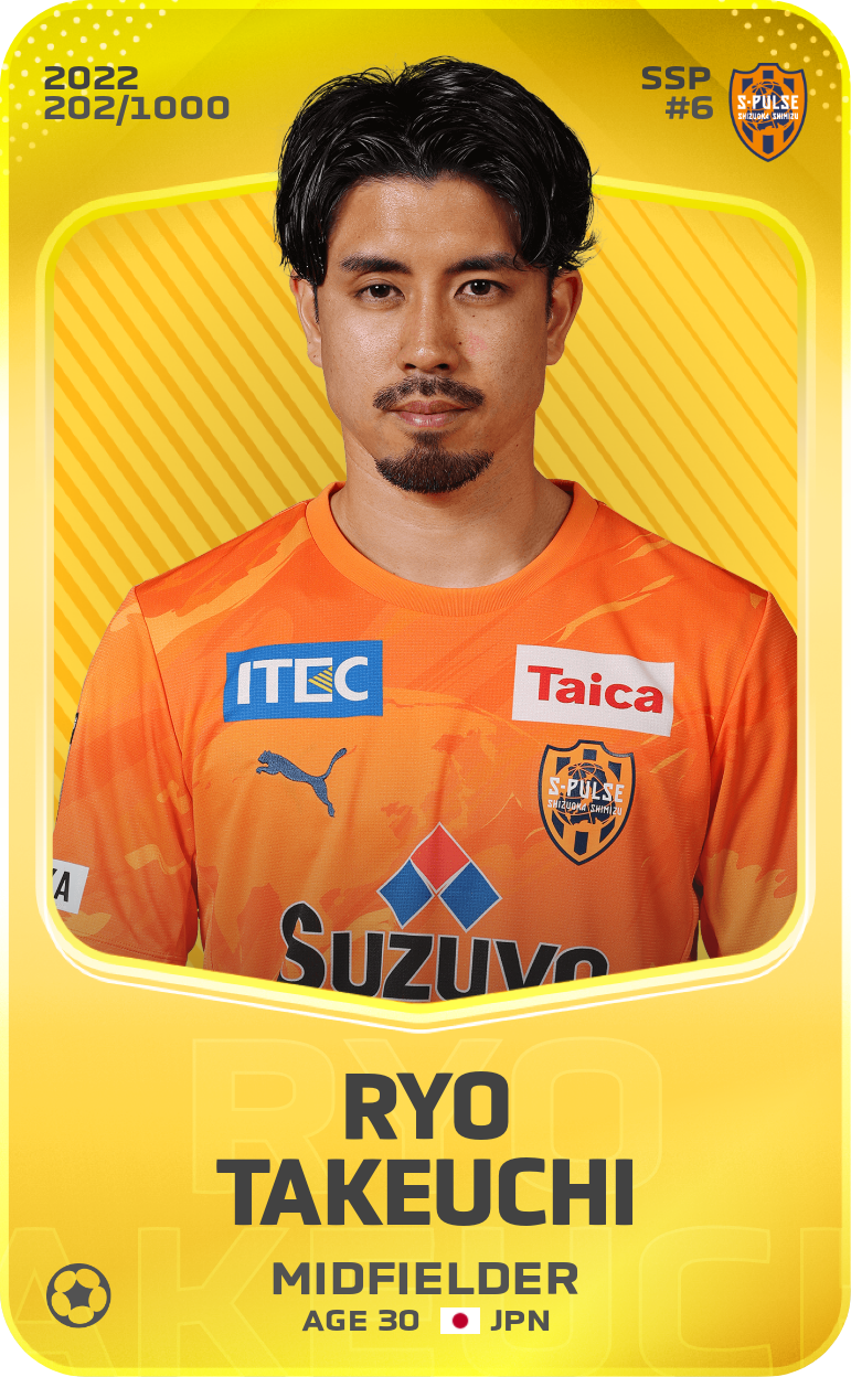 Sorare - Sorare Official - Ryo Takeuchi 2022-23 • Limited 202/1000 - NFT # 104600315551066317437599604187671247999070739956536673063319032223975999471265