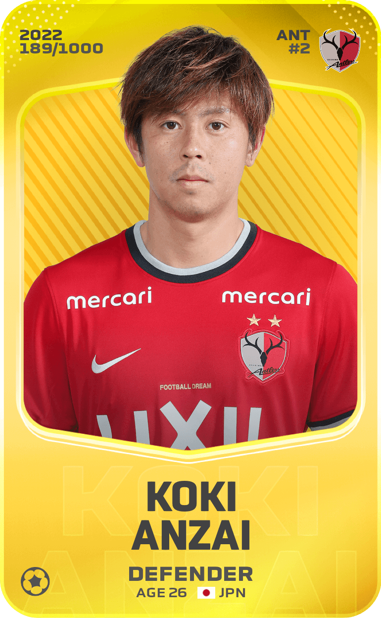 Koki Anzai 2022-23 • Limited 189/1000