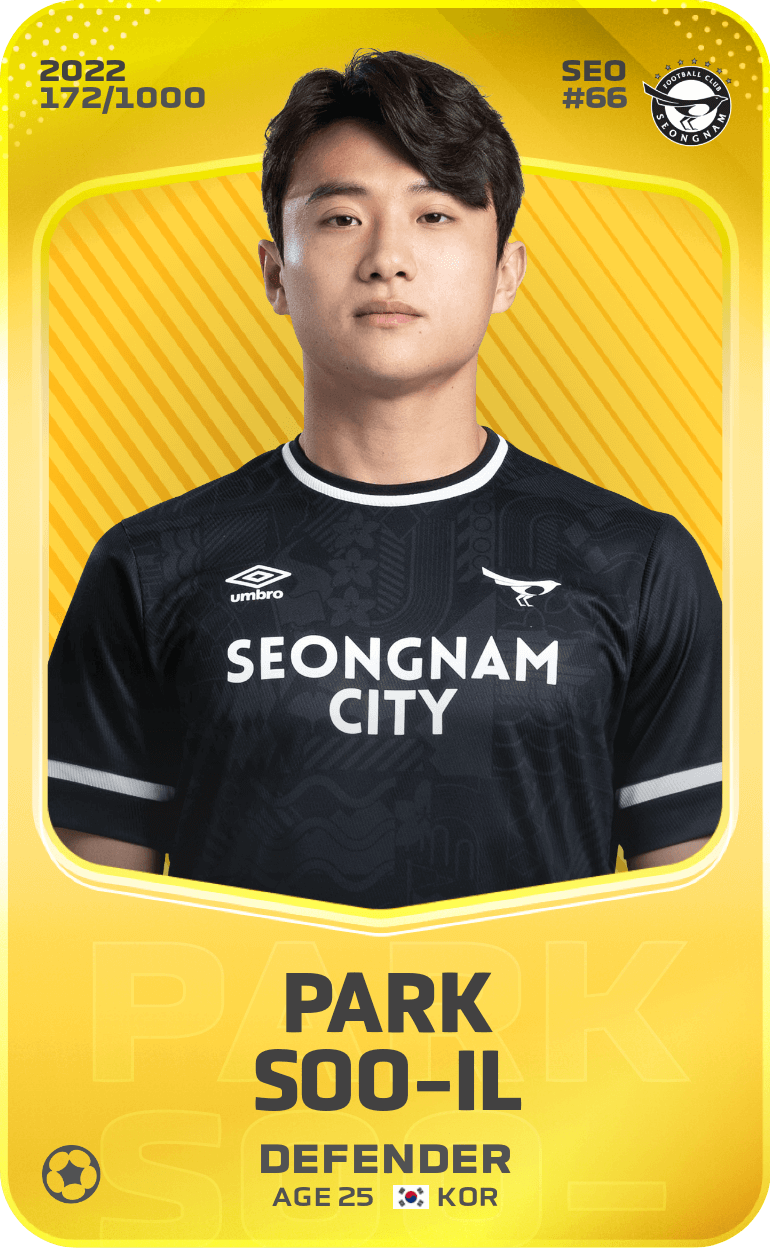 Park Soo-Il 2022-23 • Limited 172/1000