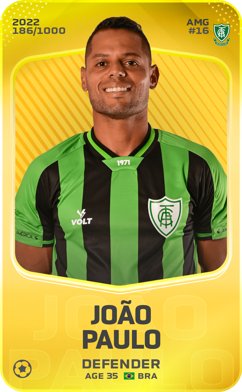 Sorare - Sorare Official - João Paulo 2022-23 • Limited 186/1000 - NFT # 44065234851354364507147425483228484442457855551590047498657835223809108093247