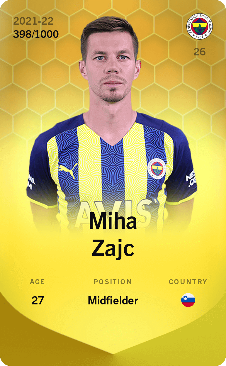 Miha Zajc 2021-22 • Limited 398/1000