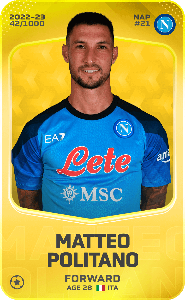Matteo Politano 2022-23 • Limited 42/1000